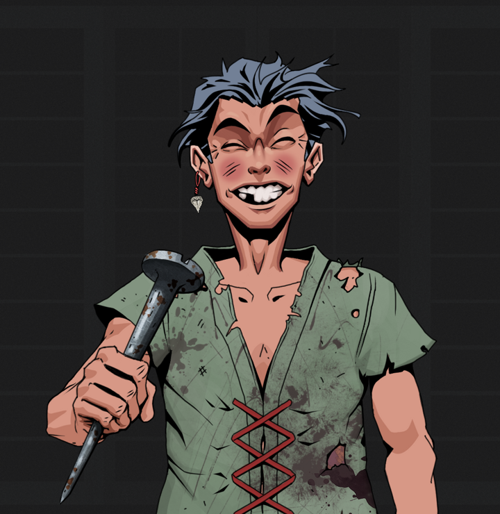 Cheery Haru — Degen Dojo NFT art (Shark Tooth, Shoji Night, Degens, Dirty Peasant Rags, Cheery Haru, Shirtless Runt, Wavy, Rusty Nail, Mint)