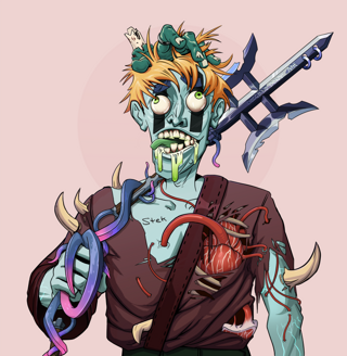 Toxic Azuma — Degen Dojo fighter