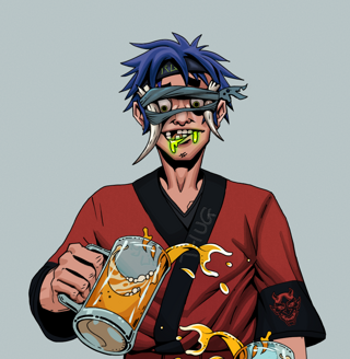 Toxic Azuma — Degen Dojo fighter
