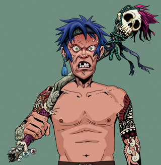 Angry Ikari — Degen Dojo fighter