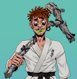 Toxic Azuma — Degen Dojo fighter