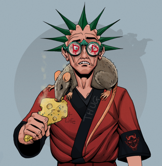 Shitless Botan — Degen Dojo fighter