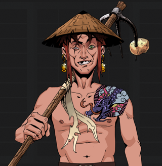 One-Eyed Itsuki — Degen Dojo fighter