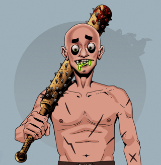 Toxic Azuma — Degen Dojo fighter