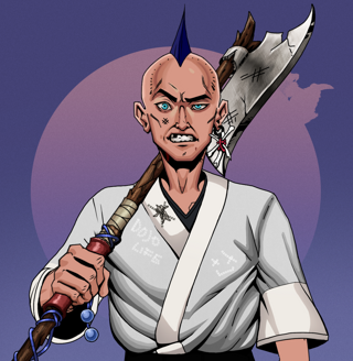 Akuma — Degen Dojo fighter