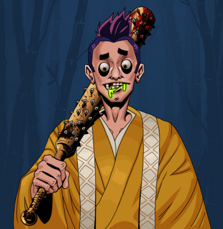 Toxic Azuma — Degen Dojo fighter