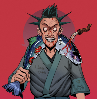 Assassin Fuzen — Degen Dojo fighter
