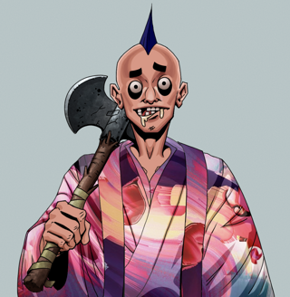 Drooling Azuma — Degen Dojo fighter