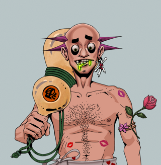 Toxic Azuma — Degen Dojo fighter
