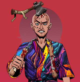 Akuma — Degen Dojo fighter