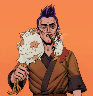 Raikou The Stoner — Degen Dojo fighter