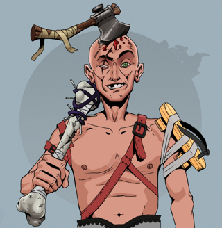 One-Eyed Itsuki — Degen Dojo fighter