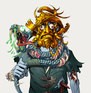 Drooling Azuma — Degen Dojo fighter