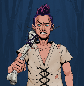 Akuma — Degen Dojo fighter