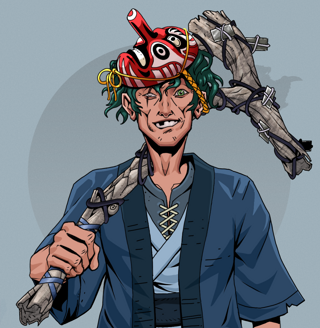 One-Eyed Itsuki — Degen Dojo fighter
