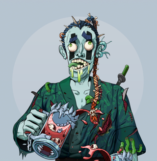 Toxic Azuma — Degen Dojo fighter