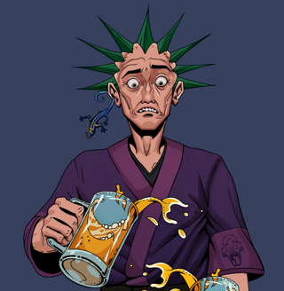 Shitless Botan — Degen Dojo fighter
