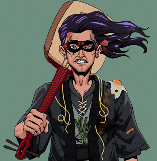 Akuma — Degen Dojo fighter