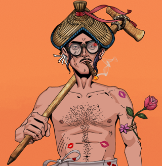 Raikou The Stoner — Degen Dojo fighter