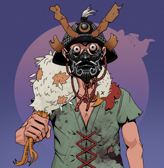 Drooling Azuma — Degen Dojo fighter