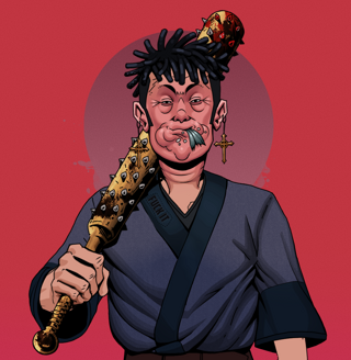 Fatty Bobsticks — Degen Dojo fighter