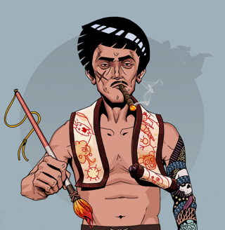 Raikou The Stoner — Degen Dojo fighter