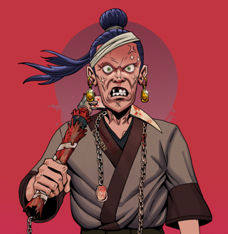 Angry Ikari — Degen Dojo fighter